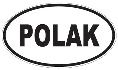 POLAK - Oval Sticker