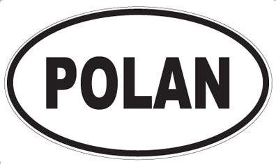 POLAN - Oval Sticker