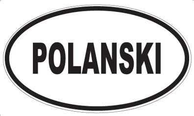 POLANSKI - Oval Sticker