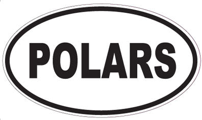 POLARS - Oval Sticker