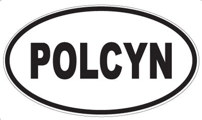 POLCYN - Oval Sticker