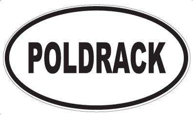POLDRACK - Oval Sticker