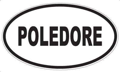 POLEDORE - Oval Sticker