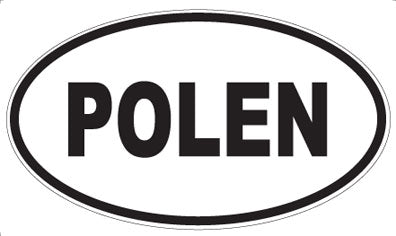 POLEN - Oval Sticker
