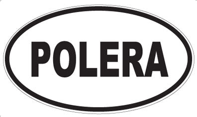 POLERA - Oval Sticker