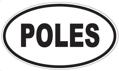 POLES - Oval Magnet