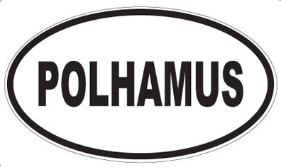 POLHAMUS - Oval Sticker