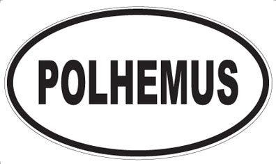 POLHEMUS - Oval Sticker