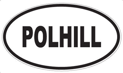 POLHILL - Oval Sticker