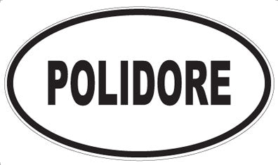 POLIDORE - Oval Sticker