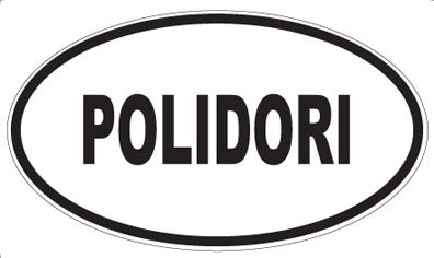 POLIDORI - Oval Sticker