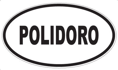 POLIDORO - Oval Sticker