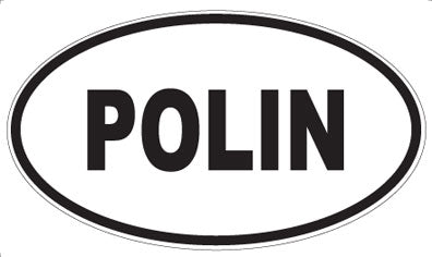POLIN - Oval Sticker