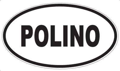 POLINO - Oval Sticker