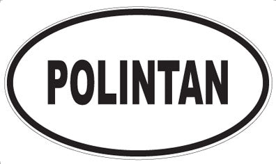 POLINTAN - Oval Sticker