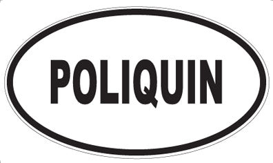 POLIQUIN - Oval Magnet