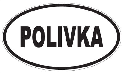 POLIVKA - Oval Sticker