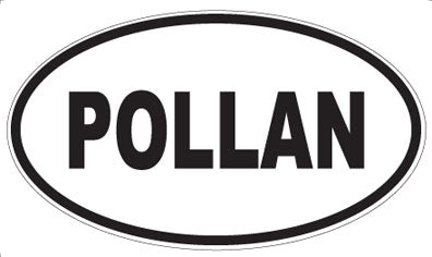 POLLAN - Oval Sticker