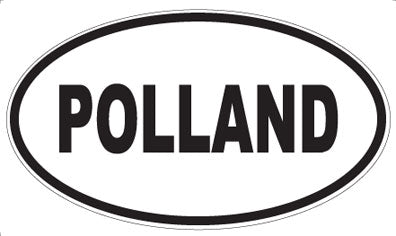 POLLAND - Oval Sticker