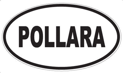 POLLARA - Oval Sticker
