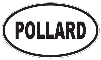 POLLARD - Oval Sticker