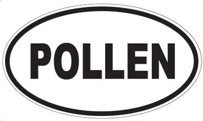 POLLEN - Oval Sticker