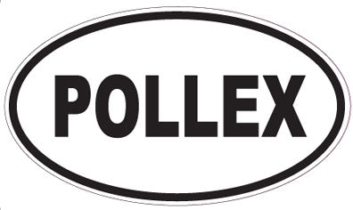 POLLEX - Oval Sticker