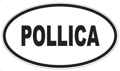 POLLICA - Oval Sticker