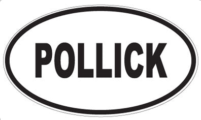 POLLICK - Oval Sticker