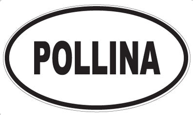 POLLINA - Oval Sticker
