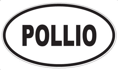 POLLIO - Oval Sticker