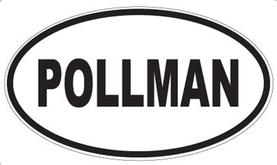POLLMAN - Oval Sticker