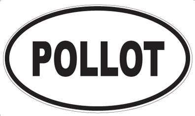 POLLOT - Oval Sticker