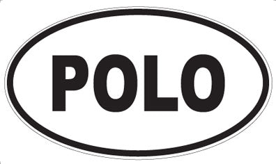 POLO - Oval Sticker