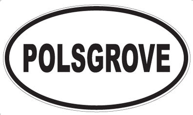 POLSGROVE - Oval Sticker