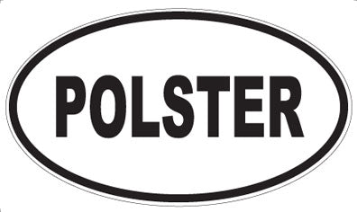 POLSTER - Oval Sticker