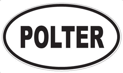 POLTER - Oval Sticker