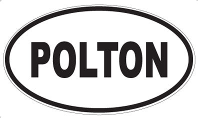 POLTON - Oval Sticker
