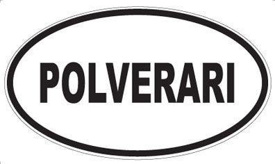 POLVERARI - Oval Sticker