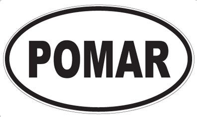 POMAR - Oval Sticker
