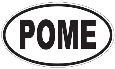 POME - Oval Sticker