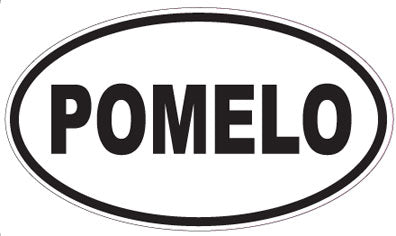 POMELO - Oval Sticker