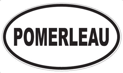 POMERLEAU - Oval Sticker