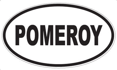 POMEROY - Oval Sticker
