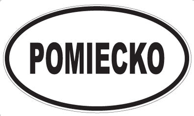 POMIECKO - Oval Sticker