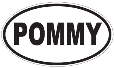 POMMY - Oval Magnet