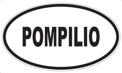 POMPILIO - Oval Sticker