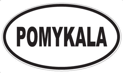 POMYKALA - Oval Sticker
