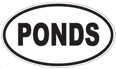 PONDS - Oval Magnet