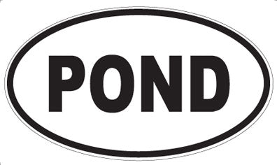 POND - Oval Magnet